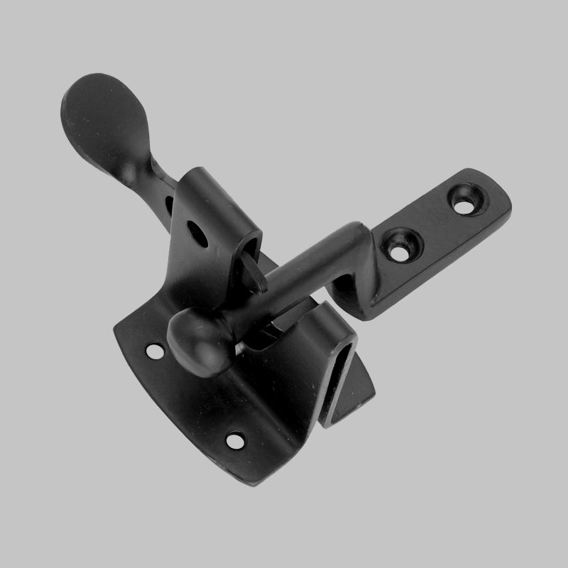 Black gate latch - Heavy duty
