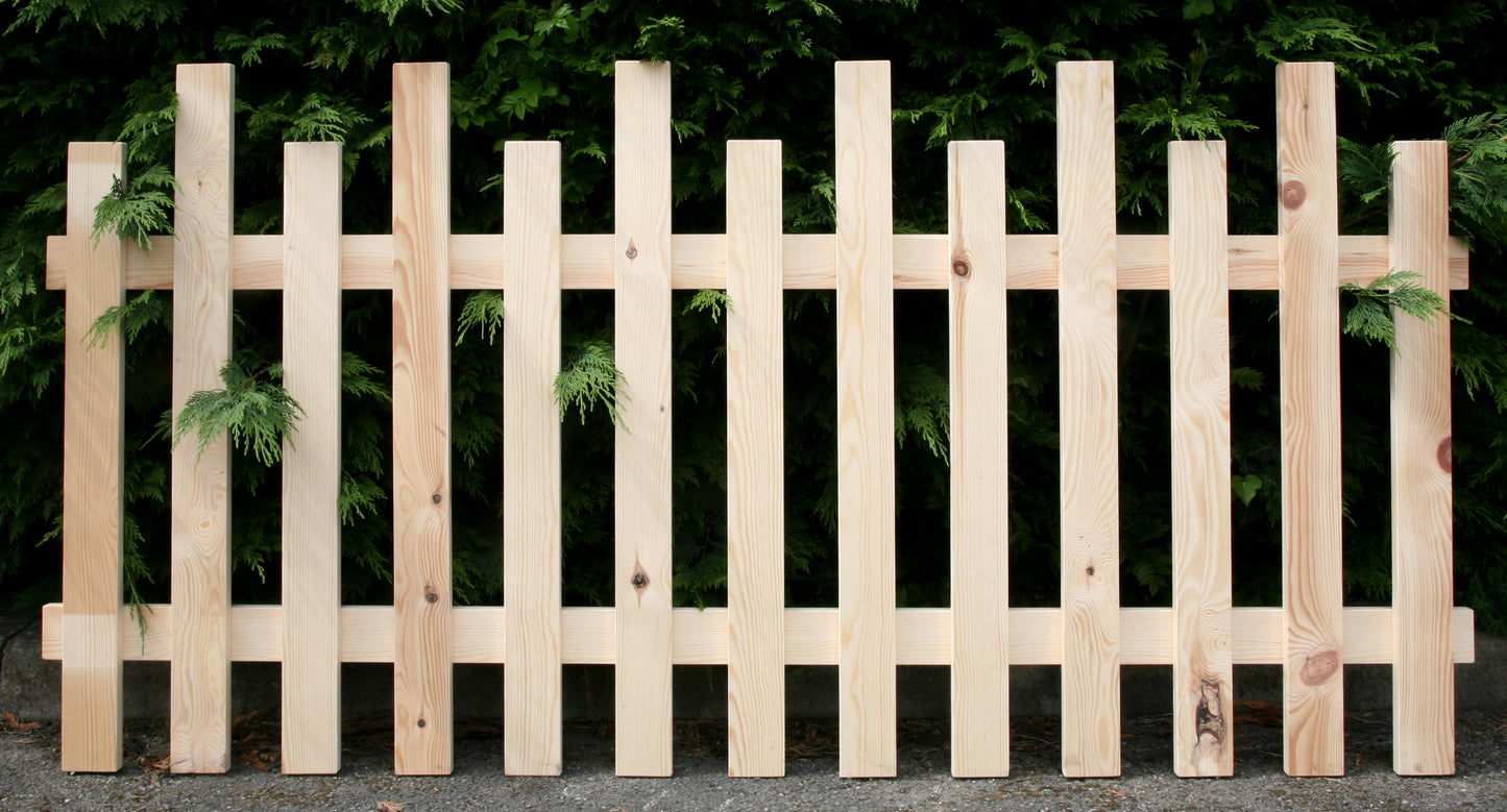 Natural  High-Low Panel with Flat Tops.