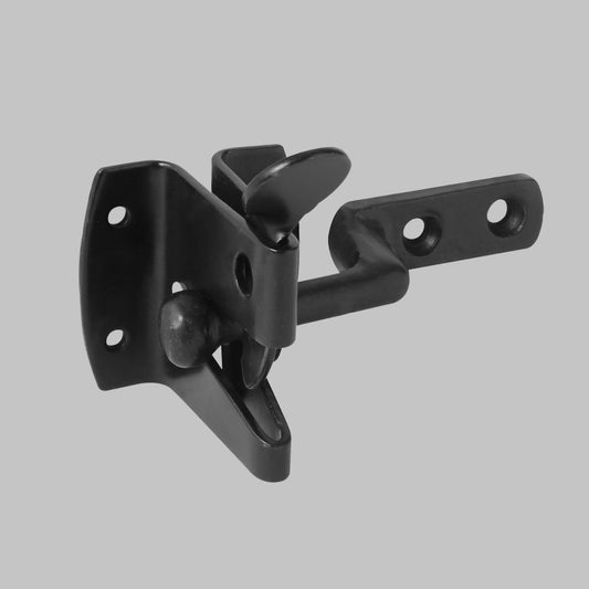 Black gate latch - Heavy duty