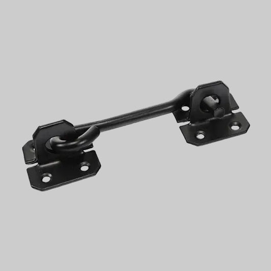 Cabin Hooks - Wire Pattern - Black 6in