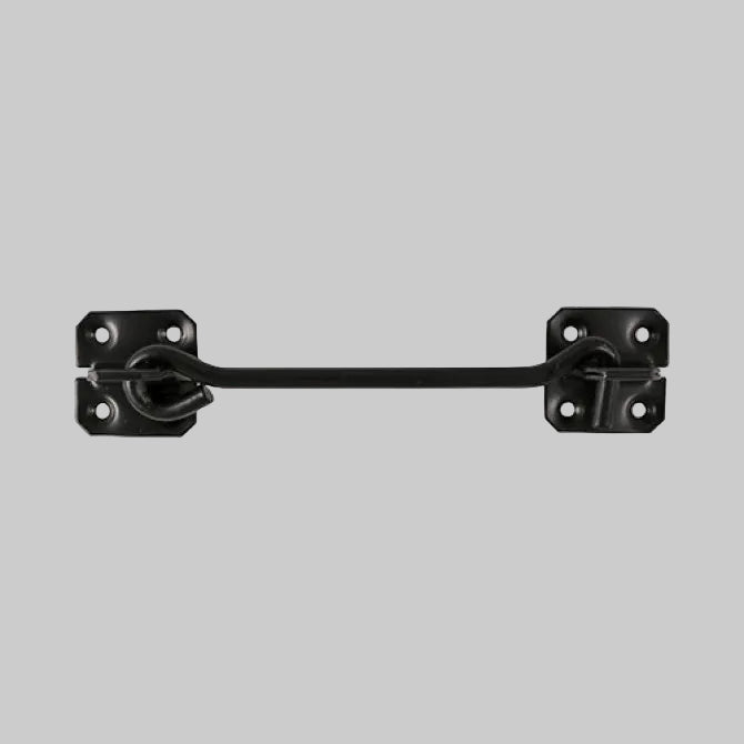 Cabin Hooks - Wire Pattern - Black 6in