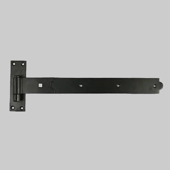 Straight Band & Hook On Plates Hingers - Black 250Mm