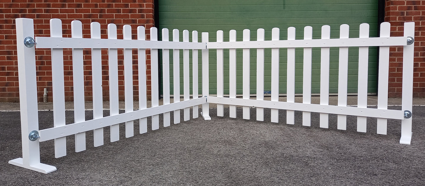 Freestanding Event Picket Fencing - Quick Fix System - Available in White or Natural finishes