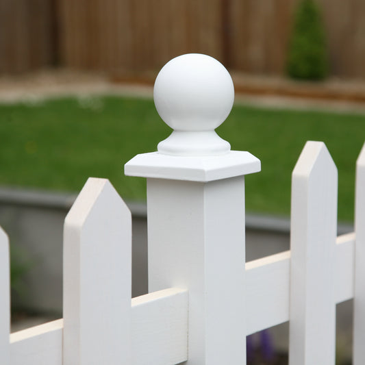 Caps & Finials - Small Ball & Plinth for 70x70 posts