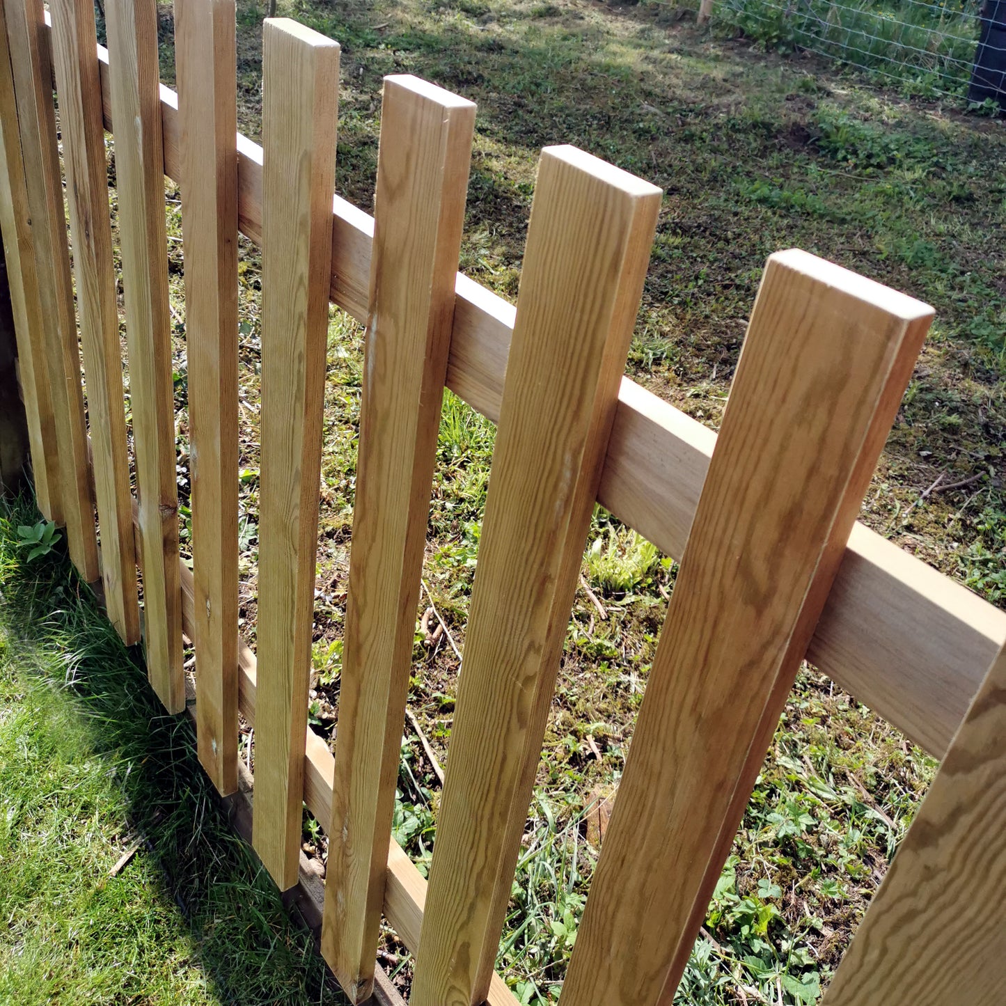 Pressure Treated with Flat Tops