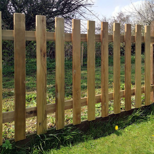 Pressure Treated with Flat Tops